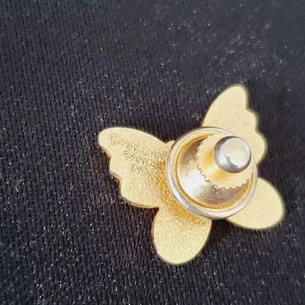 Vintage Lot of 5 Butterfly Pin Brooch Women's Colorful Collectible Insect Love